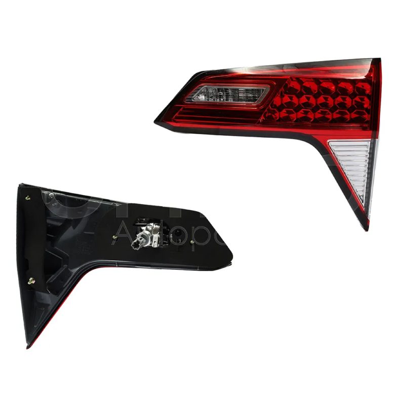 Calavera derecho interior con soquet (Rojo / blanco / blanco)