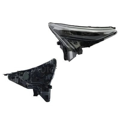 Faro derecho f / negro para halogeno (Sedan / hatchback)