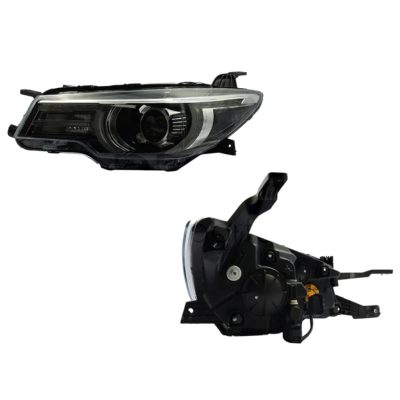 Faro izquierda f / cromado con led con lupa con drl (11 pines)