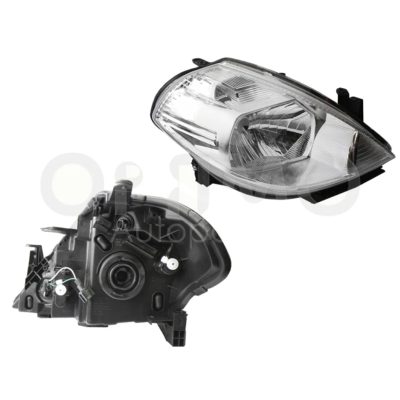 Faro derecho fondo cromado (Sedan / hatchback)