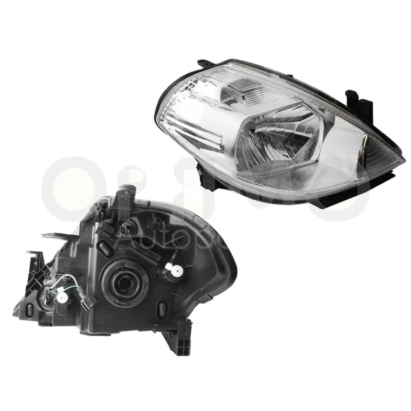 Faro derecho fondo cromado (Sedan / hatchback)