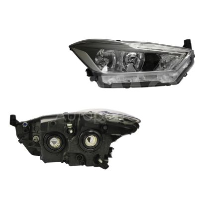 Faro derecho f / cromado con drl
