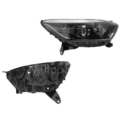 Faro derecho f / negro con motor