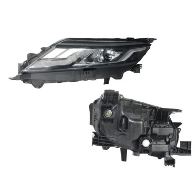 Faro izquierda f / cromado con led con drl con lupa