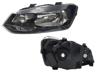 Faro izquierda f / negro con motor (Polo 2015-2016)