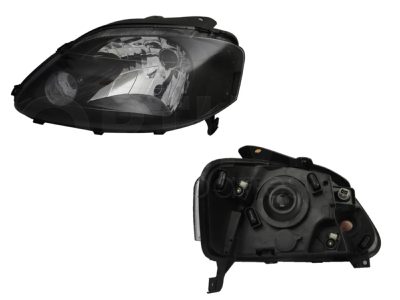 Left headlight f / black un as (Crossfox 2007-2009)