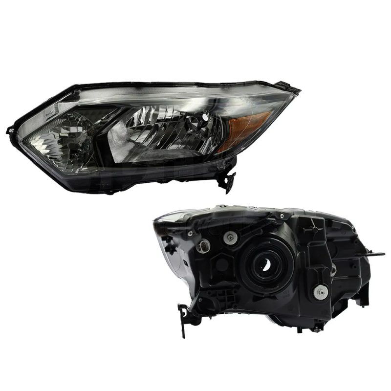 Faro izquierda f / negro con mica ambar