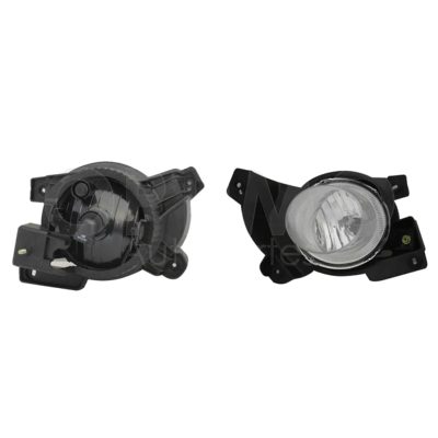 Faro aux derecho con base para rejilla con arillo cromo sin foco (Sedan / hatchback)