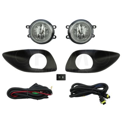 Kit faro aux with cables with rejillas negras with bulbs 4PTAS
