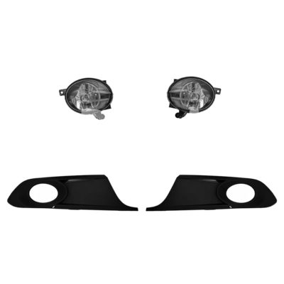 Kit faro aux without cables with rejillas negras with bulbs