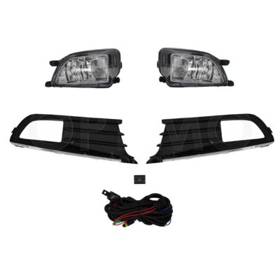 Kit faro aux con cables con rejillas filo cromo con focos (Sedan / hatchback)
