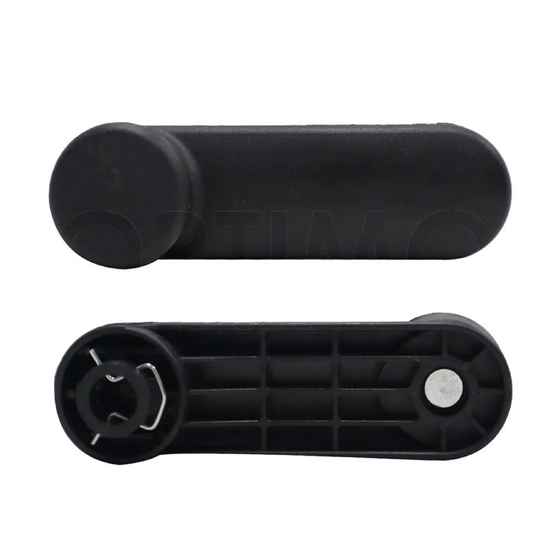 Door handle alza glass right / left black 3-4-5PTAS
