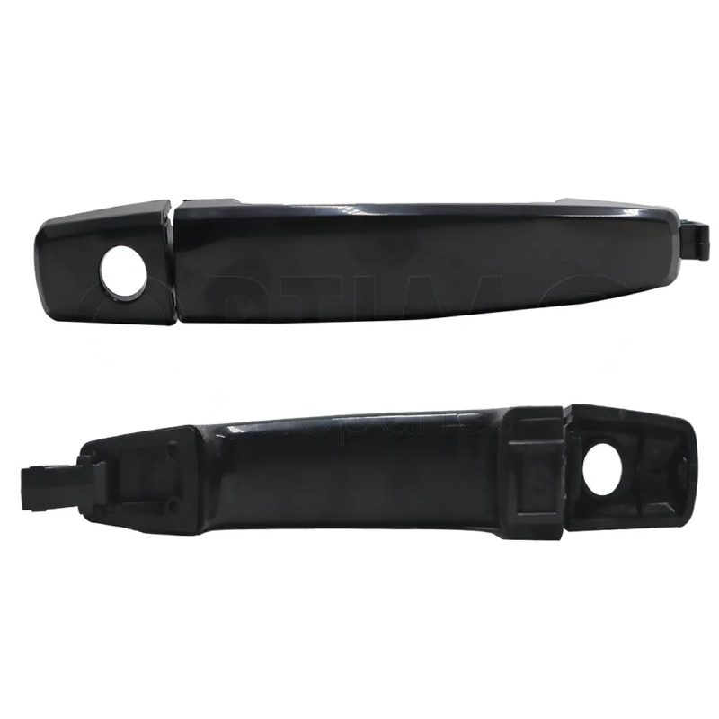 Manija exterior delantero derecho / izquierda negra lisa con hoyo para cilindro (Captiva 2008-2011 / PT G3 2006-2009)