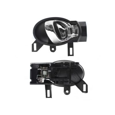 Manija interior delantero / trasero derecho negra con cromo (V-drive 2020-2025 / march 2011-2020 / juke 2012-2017 / note 2014-2019)
