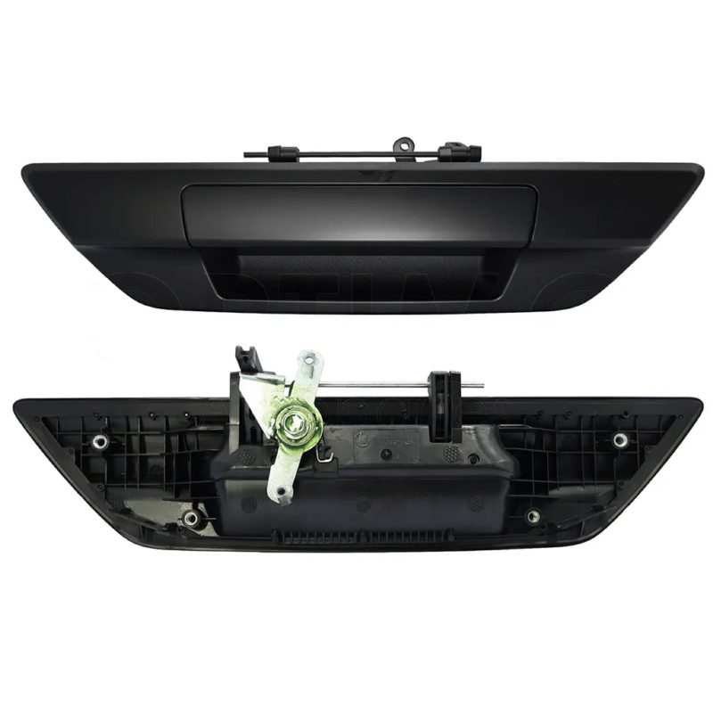 Door handle tapa batea black lisa without hoyos for cilindro and camara