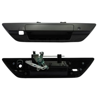 Door handle tapa batea black lisa with hole for cilindro without hole for camara