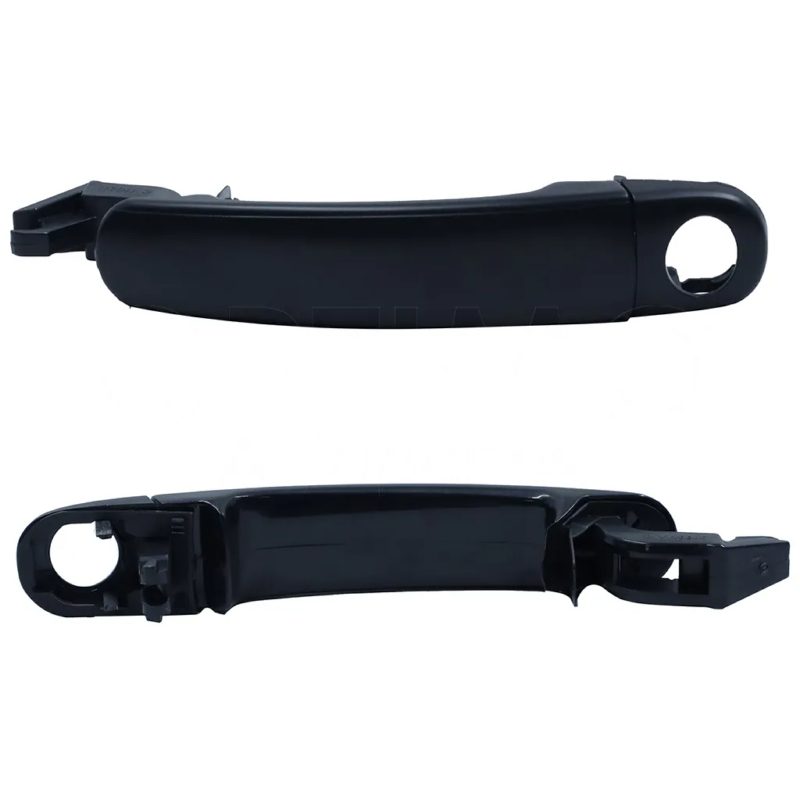 Manija exterior delantero izquierda negra lisa con hoyo para CIL (Gol / golf A5-A6 / polo / lupo / crossfox / passat / ibiza / cordoba)