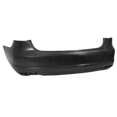 Rear bumper cover with hole for mica nacional