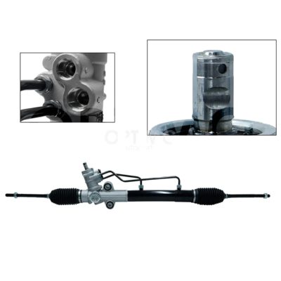 Hydraulic steering gearbox with / inner tie rods without / tie rod ends orificio upper / 14 mm lower / 16 mm