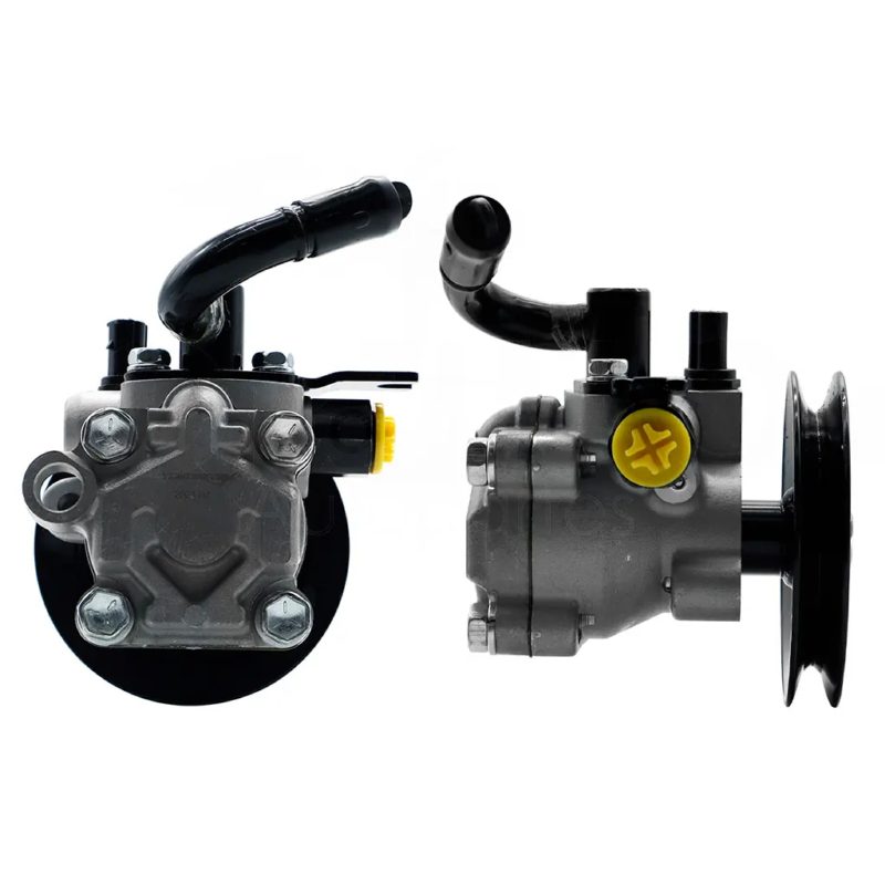 Hydraulic power steering pump without / reservoir with / pulley