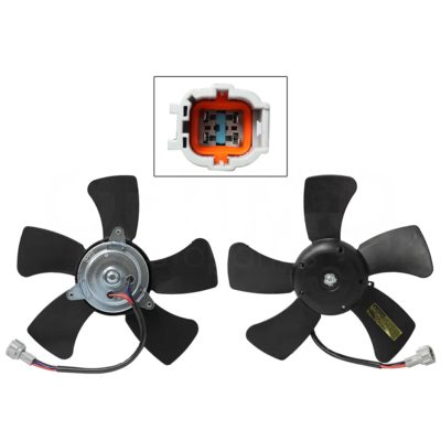 Motoventilador para radiador sin / tolva 4 pines sin / resistencia (Motor / aspas)