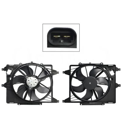 Motoventilador completo con / aire con / tolva 2 pines sin / resistencia (Platina 2002-2010 / aprio 2008-2010 / clio 2002-2010)