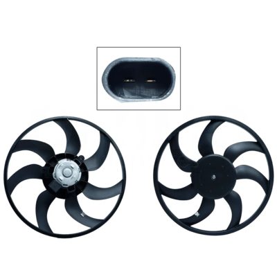 Motoventilador sin / aire sin / tolva 2 pines sin / resistencia (Saveiro 2010-2023 / sport van 2007-2009) (Motor / aspa)