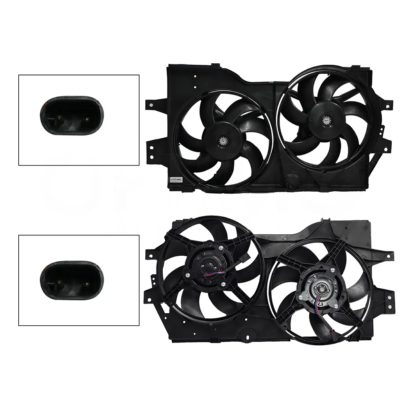 Motoventilador completo con / aire con / tolva 2 pines sin / resistencia 2CONECTORES (Town & country 1996-2000) (2ASPAS)